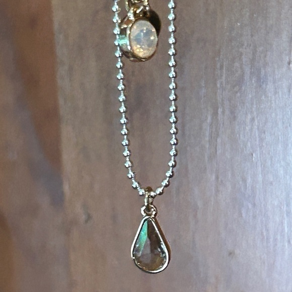 Doubled Layered Necklace + Pendants Western Bohemian Clay Pink - Picture 2 of 15